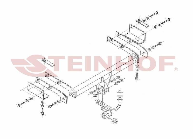 Hak holowniczy Steinhof F-139
