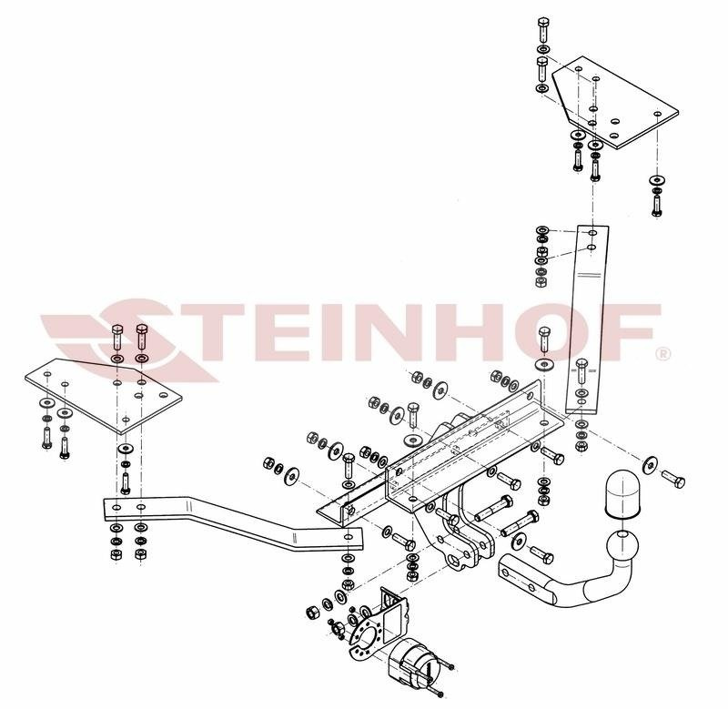 Hak holowniczy Steinhof Volvo V50 2004-2012