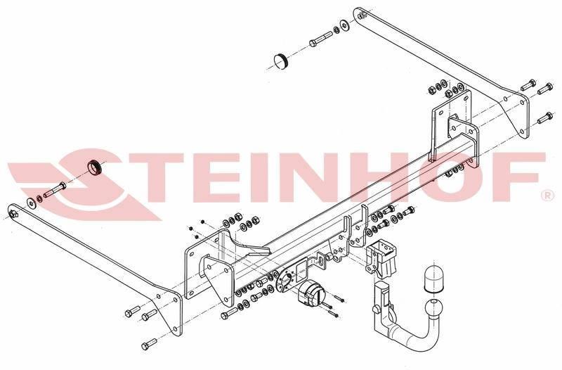 Hak holowniczy Steinhof Audi A8 D4 2010-2017