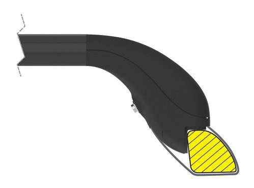 Nordrive N15012 "SNAP-FIT" TELESCOPIC STEEL BARS 110-140CM BLACK COLOR