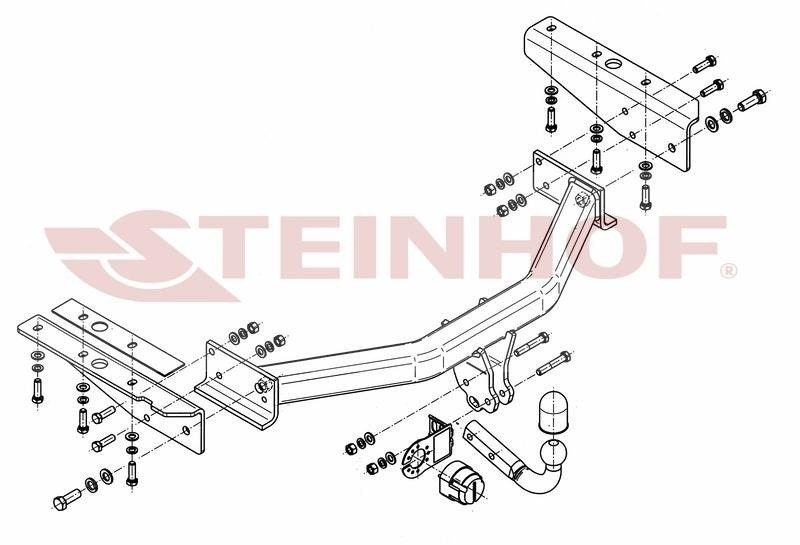 Hak holowniczy Steinhof Dodge Nitro 2007-2012