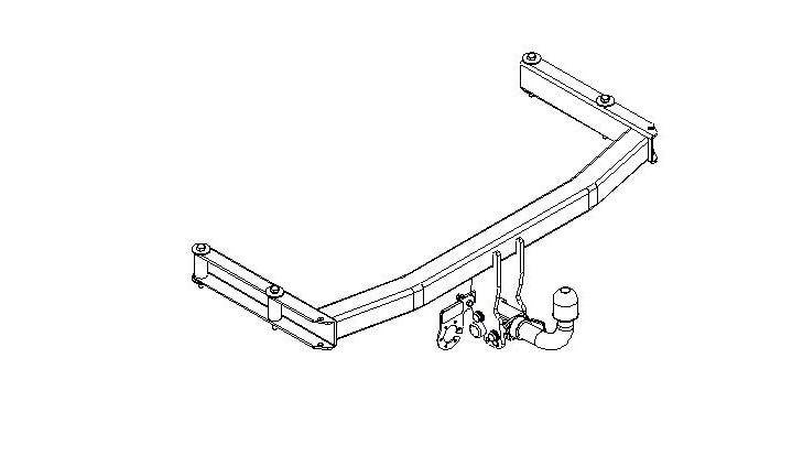 Hak holowniczy Autohak Audi A4 B6 Sedan 2000-2004