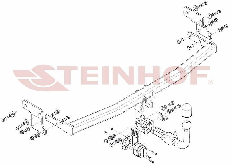 Hak holowniczy Steinhof Kia Rio IV facelift 2020-