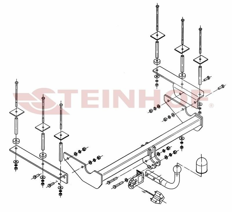 Hak holowniczy Steinhof Opel Vectra C Kombi 2003-2008