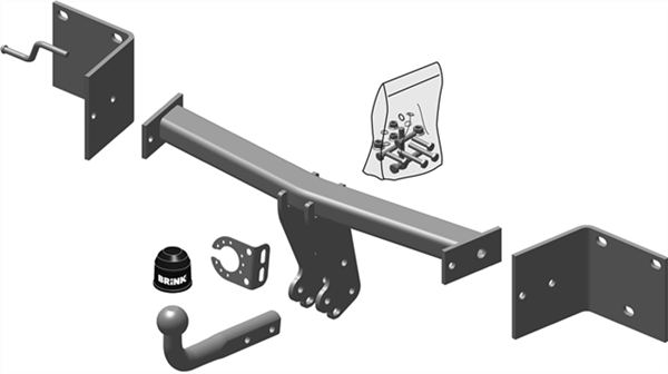 Hak holowniczy Brink BMW X1 E84 09.2009-06.2012