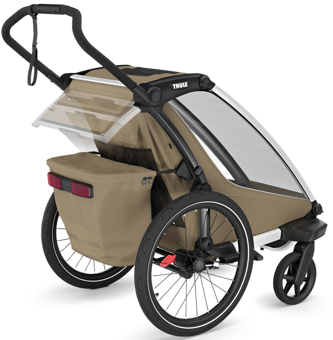 Przyczepka rowerowa | Thule Chariot Cross 2 Single Faded Khaki 10201036