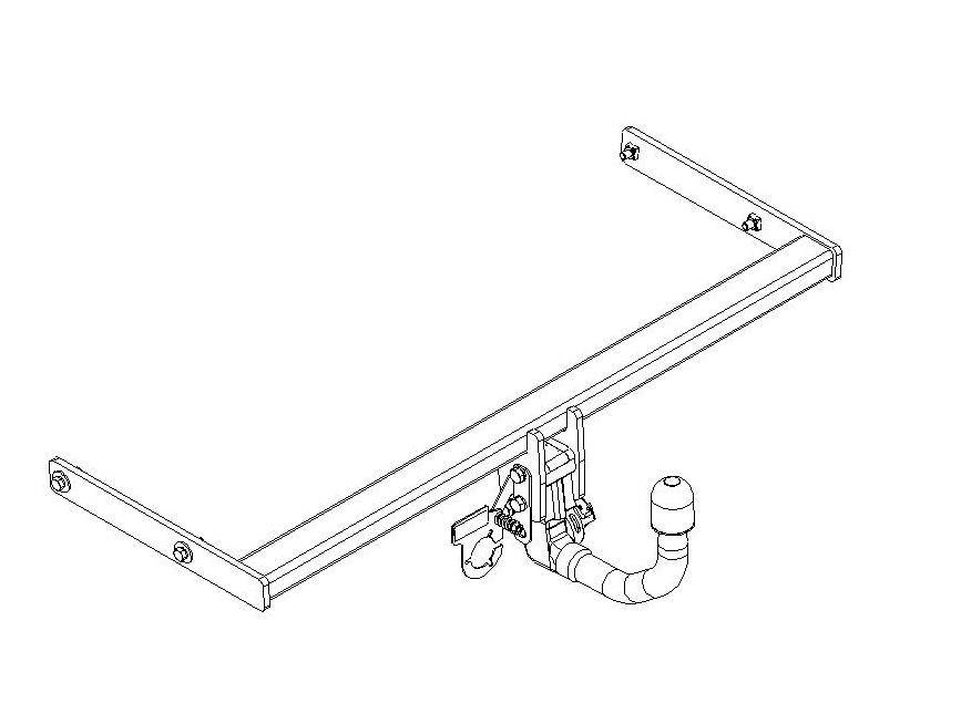 Hak holowniczy Autohak Audi A3 Hatchback 3-drzwi 05.2012-