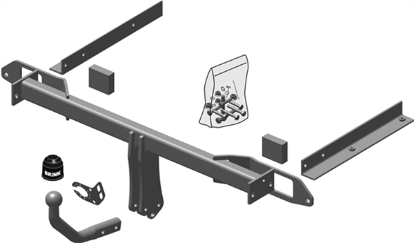 Hak holowniczy Brink 526900