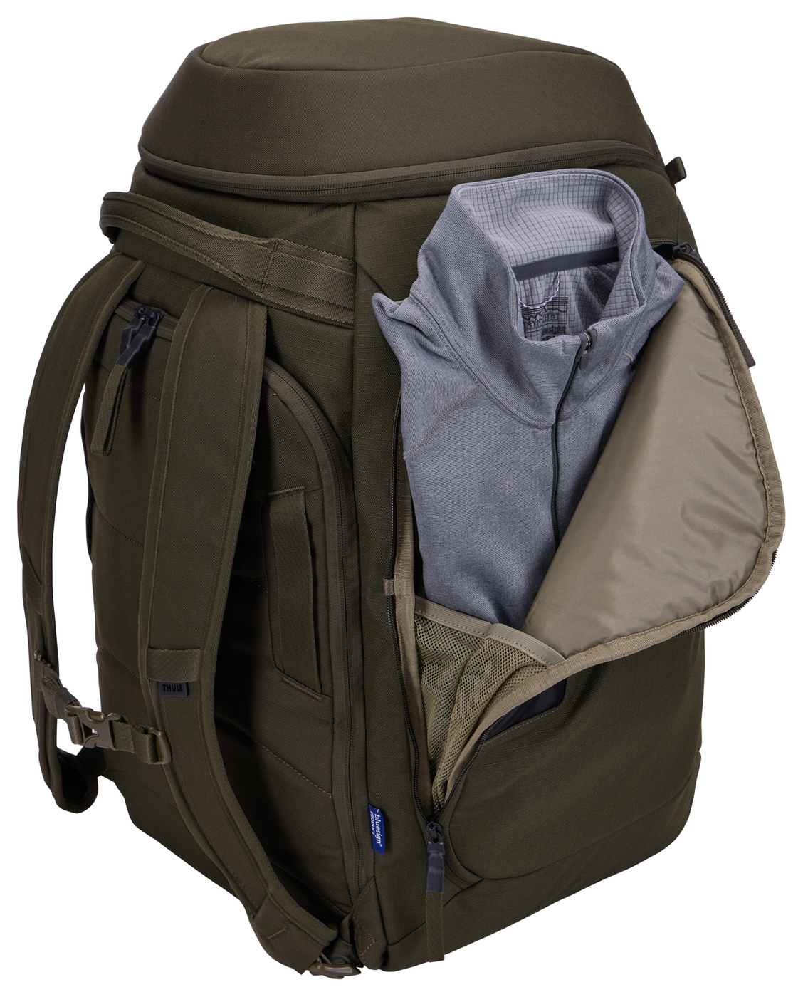 Plecak na buty narciarskie Thule RoundTrip Boot Backpack 60L Deep Khaki - 3205157
