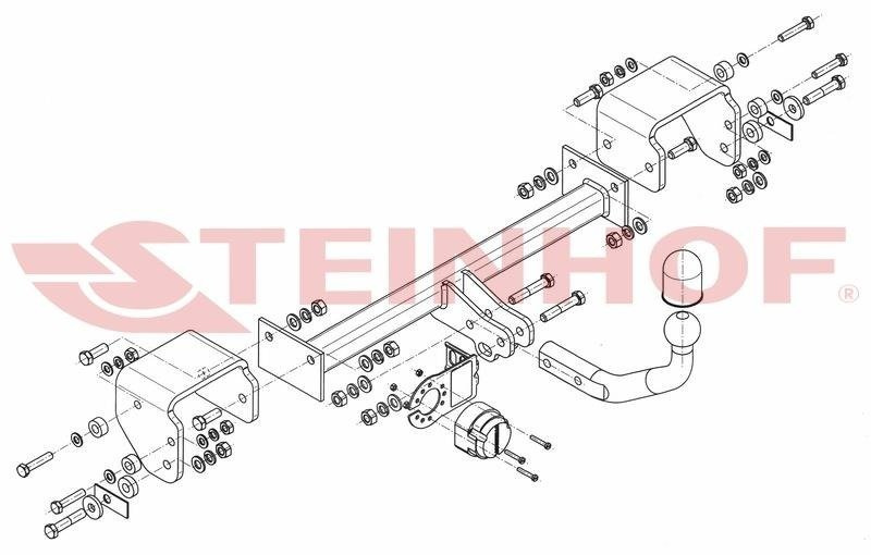 Hak holowniczy Steinhof Peugeot 107 2005-2014