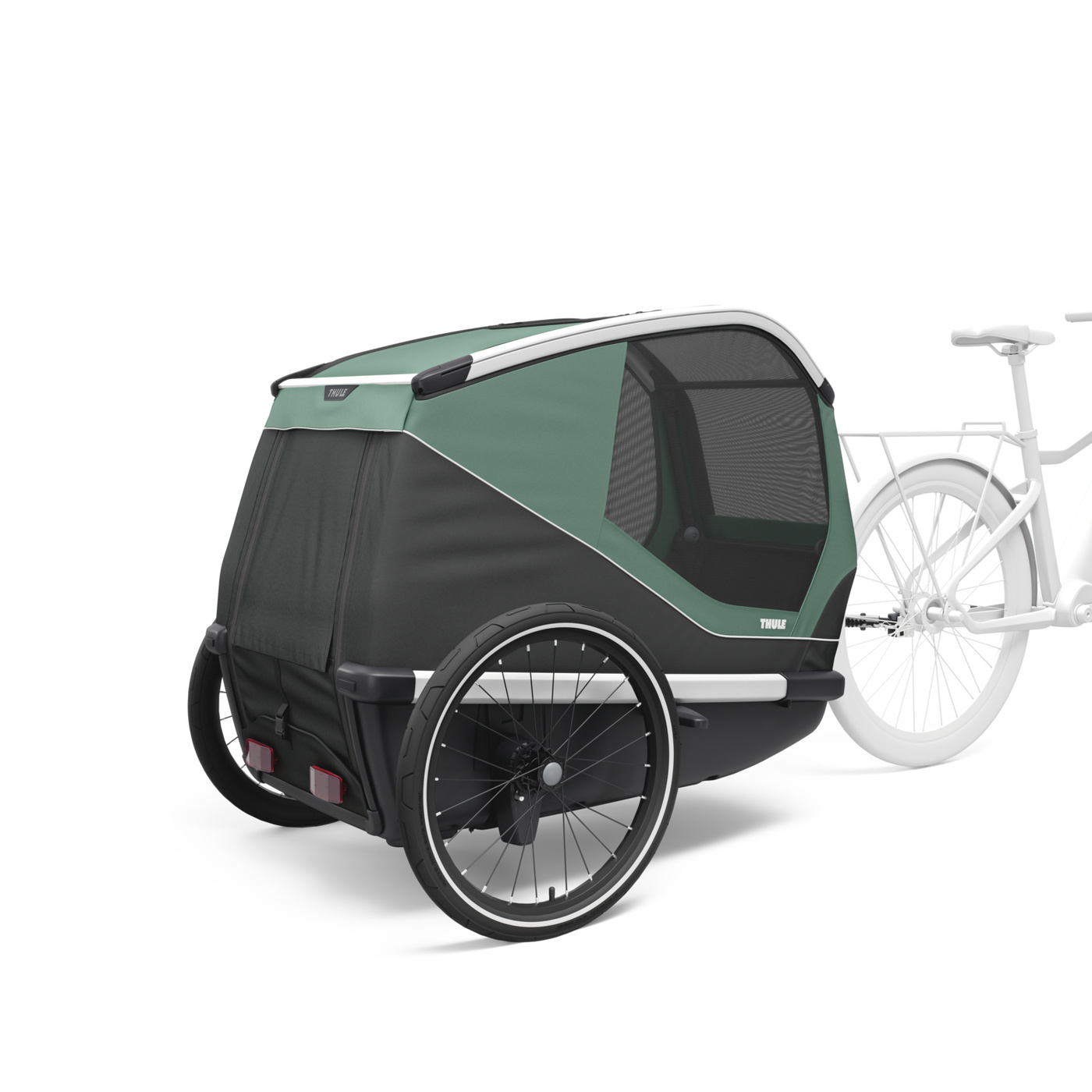 Thule Bexey Hazy Green L 800001 | Przyczepka dla psa