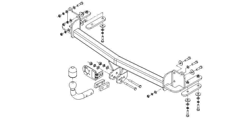 Hak holowniczy Autohak M43
