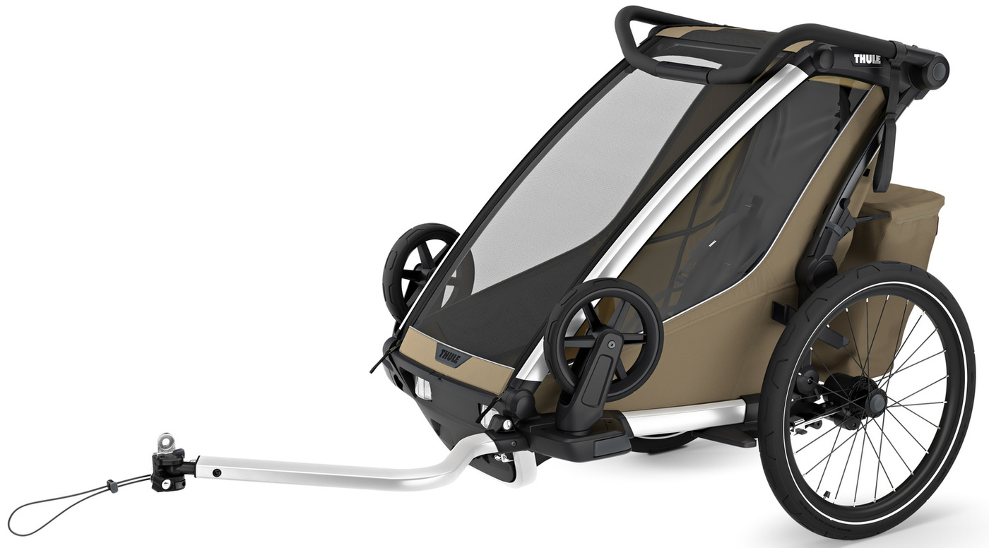 Przyczepka rowerowa | Thule Chariot Cross 2 Single Faded Khaki 10201036