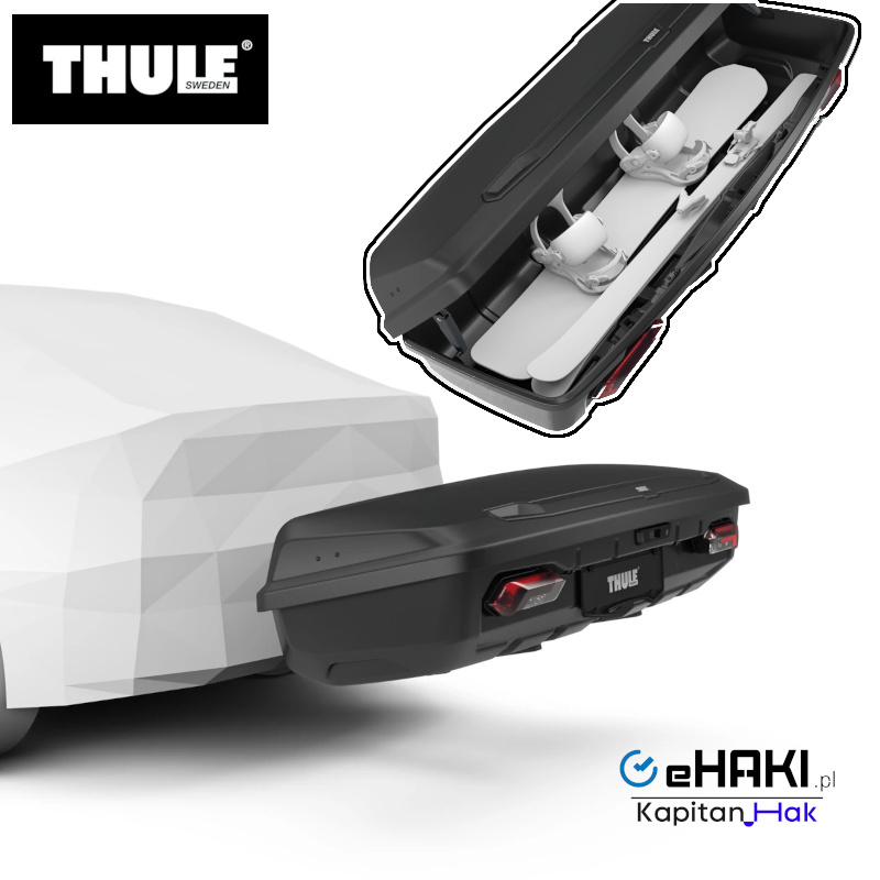 Box na hak holowniczy Thule Arcos XL 906600 / 906300 | 450 litrów