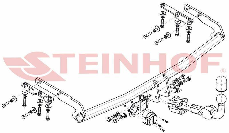 Hak holowniczy Steinhof N-017
