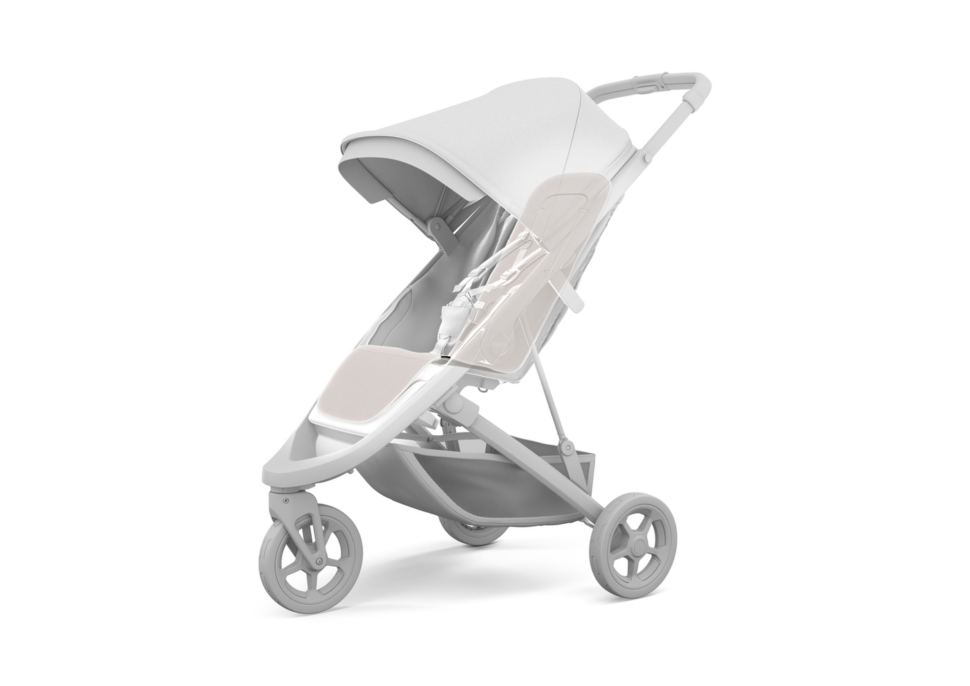 Wkładka do wózka Thule Summer Seat Liner jasnoszara | Kod produktu: 11200343