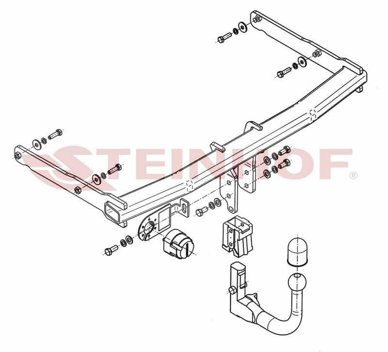 Hak holowniczy Audi A7 C7 Sportback 2010-2018