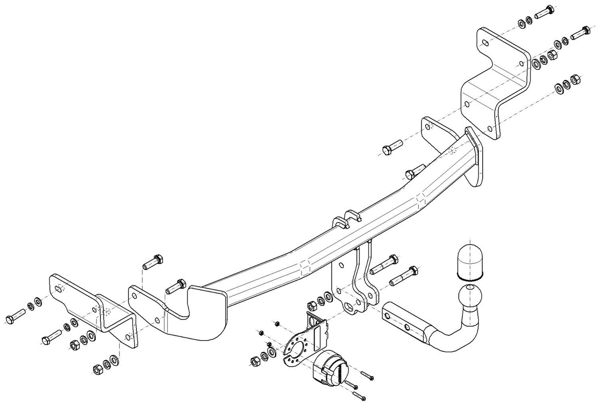 Hak holowniczy Steinhof Hyundai i30 III Kombi 2020-