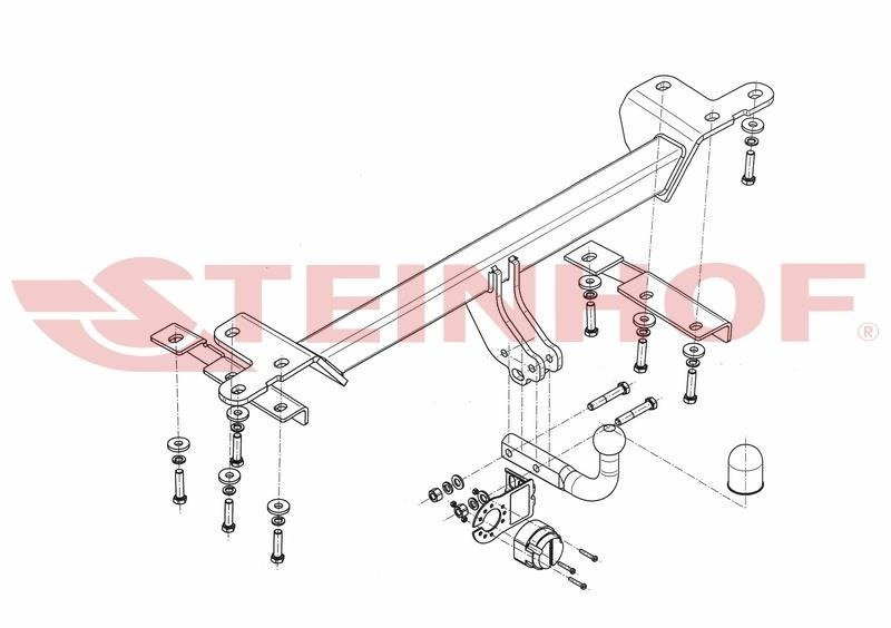 Hak holowniczy Steinhof Suzuki Grand Vitara (JT) 2010-2015