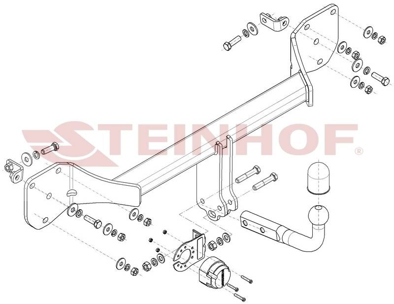 Hak holowniczy Steinhof Mercedes GLB X247 2019-