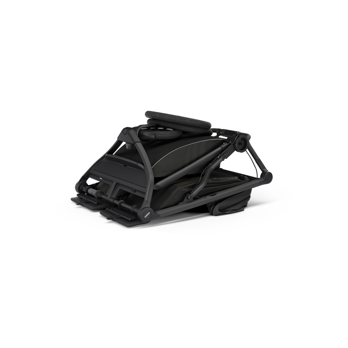 Thule Urban Glide 3 double black Wózek z klamrą magnetyczną 10101998