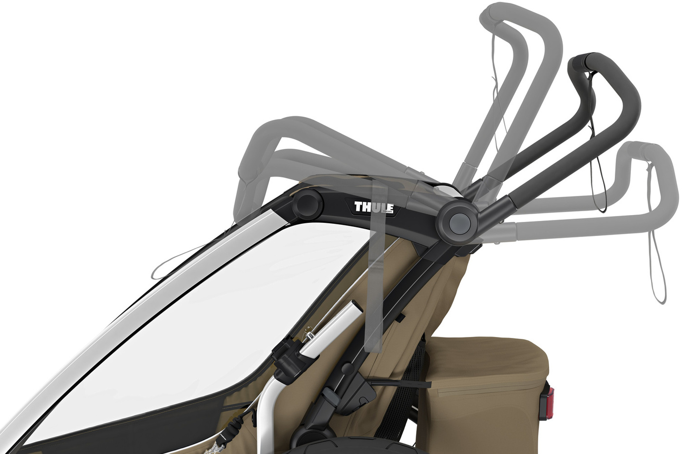 Przyczepka rowerowa | Thule Chariot Cross 2 Single Faded Khaki 10201036