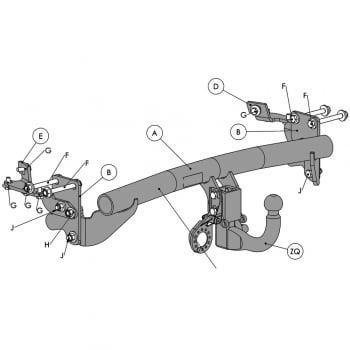 Hak holowniczy Witter Citroen C4 Aircross 2012-