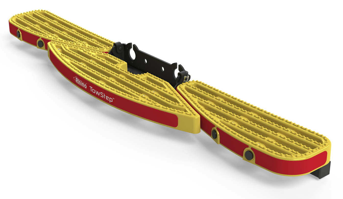 Tylny stopień Rhino TowStep TS11YOEF YELLOW | Connect+