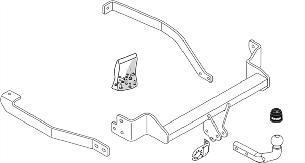 Hak holowniczy Brink Citroën C8 2002-2014