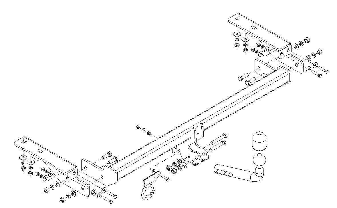 Hak holowniczy Autohak F24