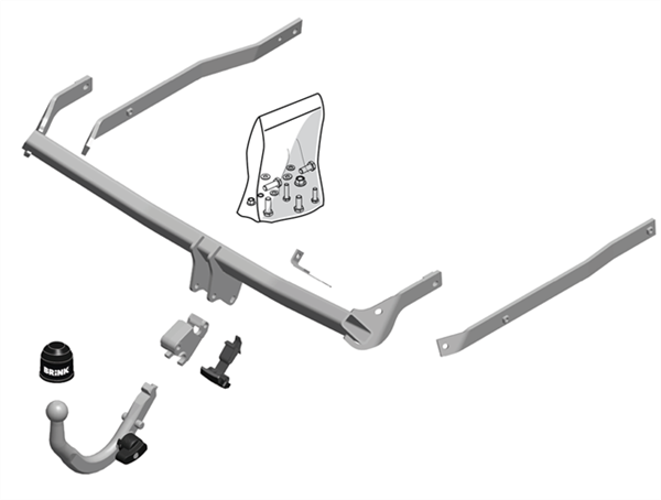 Hak holowniczy Brink 559300