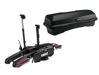 Bagażnik rowerowy na hak Thule Epos 2 978100 + Box Thule Santu 300L