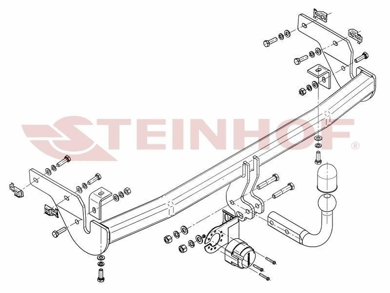 Hak holowniczy Steinhof Peugeot 207 Hatchback 2006-2012