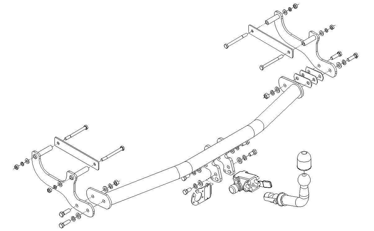 Hak holowniczy Autohak Renault Modus 2004-2012