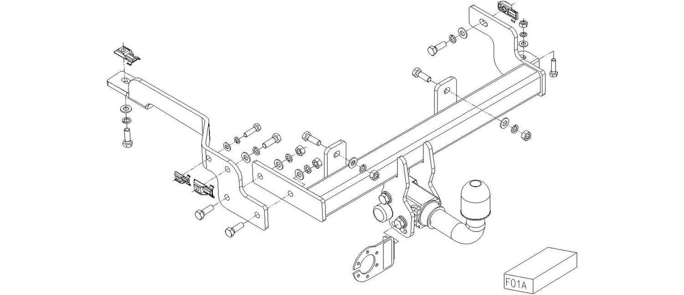 Hak holowniczy Autohak F01A
