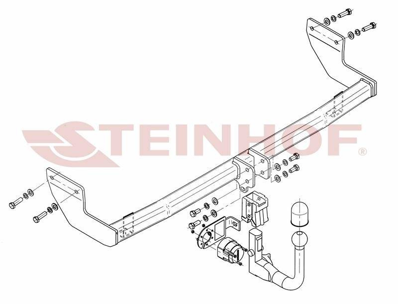 Hak holowniczy Steinhof Hyundai ix20 2010-