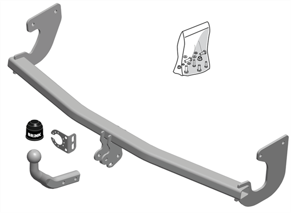 Hak holowniczy Brink 596200