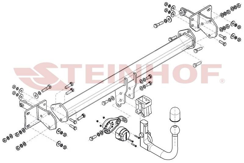 Hak holowniczy Steinhof M-187
