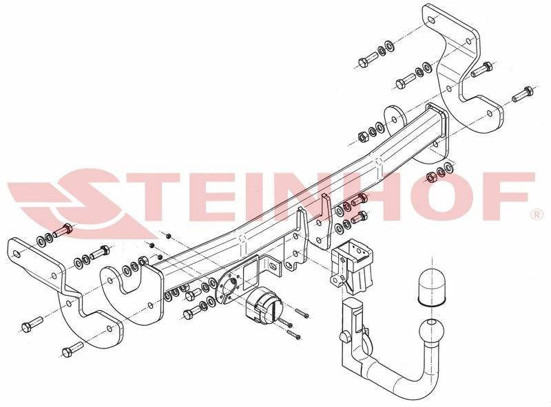 Hak holowniczy Steinhof H-252