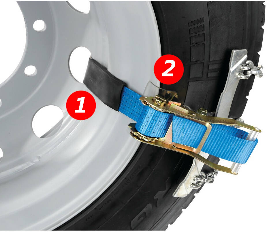 SnowDrive Łańcuchy śniegowe TIR  Europa-Pro - 3E 16489 | 2szt.