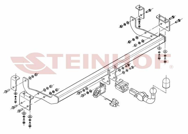 Hak holowniczy Steinhof Renault Kangoo II 2008-