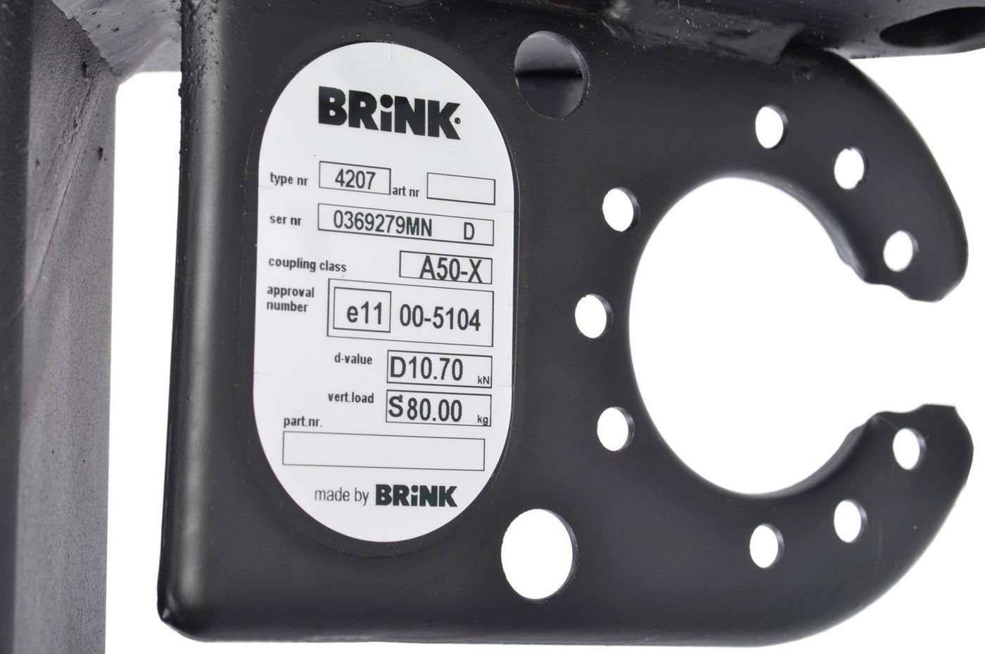 Hak holowniczy Brink 420700