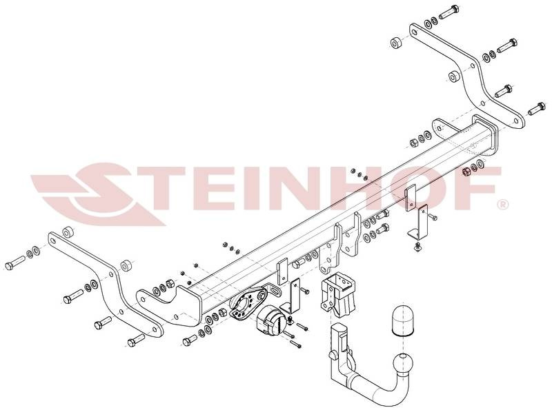 Hak holowniczy Steinhof R-019 Mitsubishi ASX II 2023-