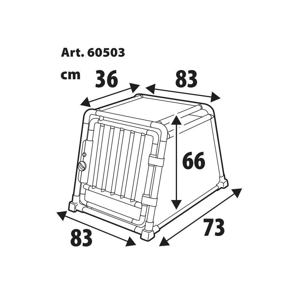 Klatka dla psa Lampa Dog Travel Cage 60503 - Type 3 - 83 x 73 x H 66 cm