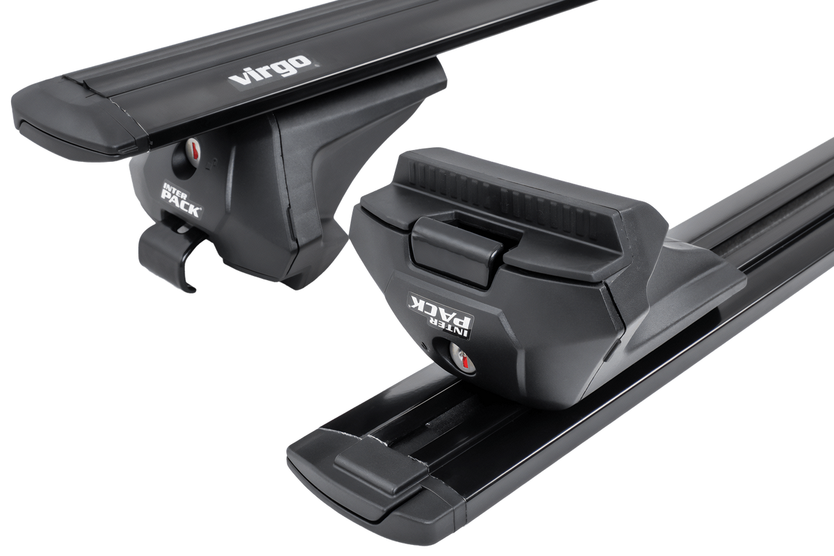 Bagażnik dachowy Inter Pack Virgo IR 110 (G2) BLACK na relingi zintegrowane