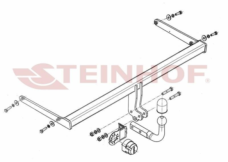 Hak holowniczy Steinhof Mazda 2 (DE) 2007-2014