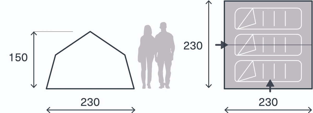Namiot turystyczny Kampa Stargazer 03 9120002489