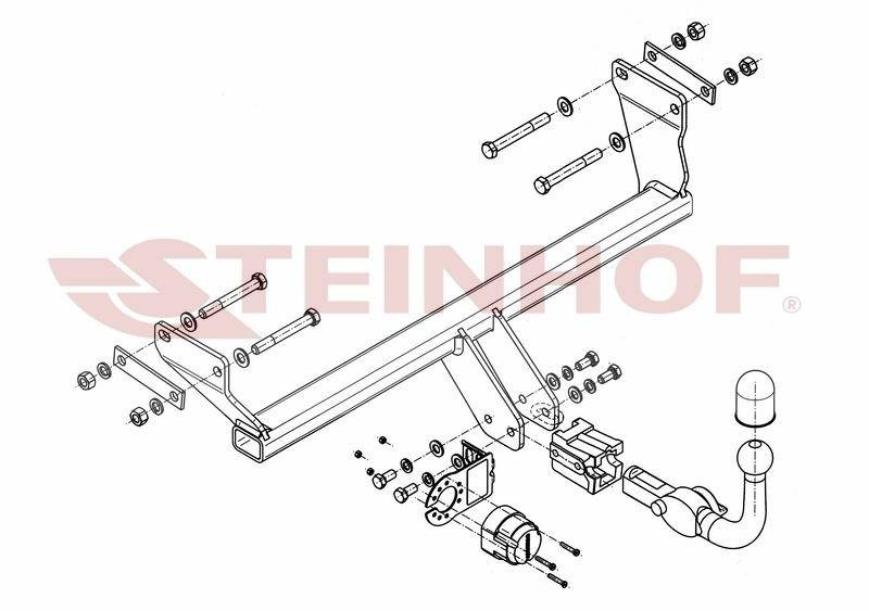 Hak holowniczy Steinhof D-305