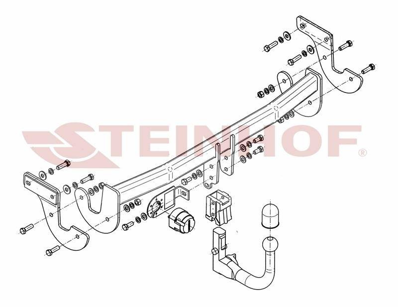 Hak holowniczy Steinhof H-250