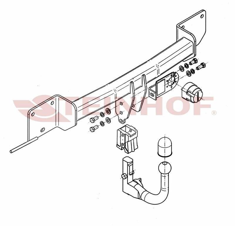 Hak holowniczy Steinhof BMW Seria 1 E87 2004-2011